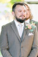 Load image into Gallery viewer, Grey 2 Piece Notched Lapel Groomsmen Suits