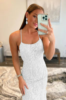 Load image into Gallery viewer, Pink Mermaid Long Formal Dress with Appliques