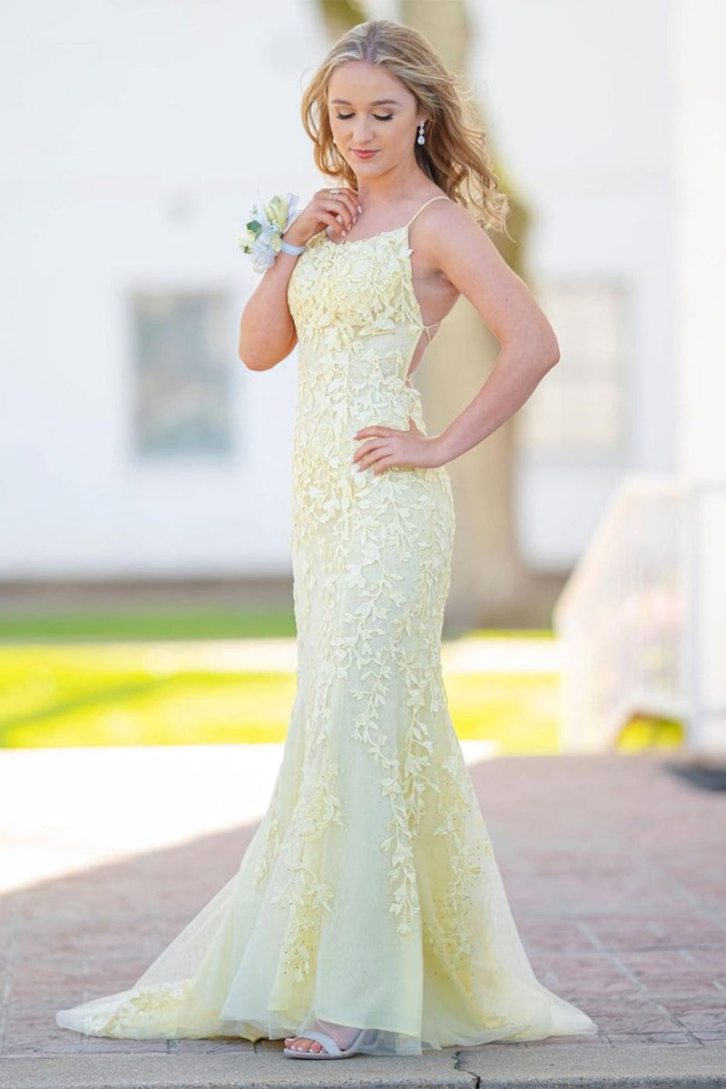 Load image into Gallery viewer, Mermaid Blue Long Formal Dress Backless Evening Dress