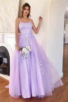 Load image into Gallery viewer, Elegant Lavender A-line Formal Dress