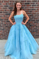 Load image into Gallery viewer, A-Line Spaghetti Straps Long Formal Dress