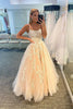 Load image into Gallery viewer, Princess Yellow Spaghetti Straps Formal Dress