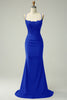 Load image into Gallery viewer, Sparkly Dark Green Beaded Long Formal Dress with Appliques