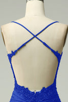 Load image into Gallery viewer, Sparkly Dark Green Beaded Long Formal Dress with Appliques