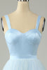 Load image into Gallery viewer, A Line Sweetheart Sky Blue Formal Party Dress