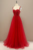 Load image into Gallery viewer, Red Sweetheart Formal Dress with Beading