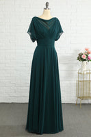 Load image into Gallery viewer, Green Chiffon Mother Of The Bride Dress