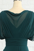 Load image into Gallery viewer, Green Chiffon Mother Of The Bride Dress