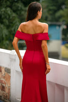 Load image into Gallery viewer, Mermaid Off The Shoulder Long Formal Dress