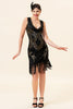 Load image into Gallery viewer, Black Party Sequins 1920s Dress