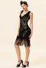 Load image into Gallery viewer, Black Party Sequins 1920s Dress