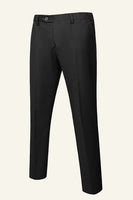 Load image into Gallery viewer, Black Notched Lapel 3 Piece Wedding Men Suits