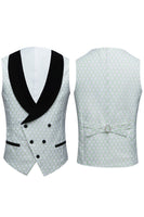 Load image into Gallery viewer, Biege Dots Jacquard 2 Piece Men&#39;s Prom Suits
