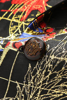 Load image into Gallery viewer, Men&#39;s Red Printed Peak Lapel 2-Piece Homecoming Suits