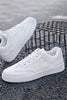 Load image into Gallery viewer, White Lace-Up Casual Shoes For Men