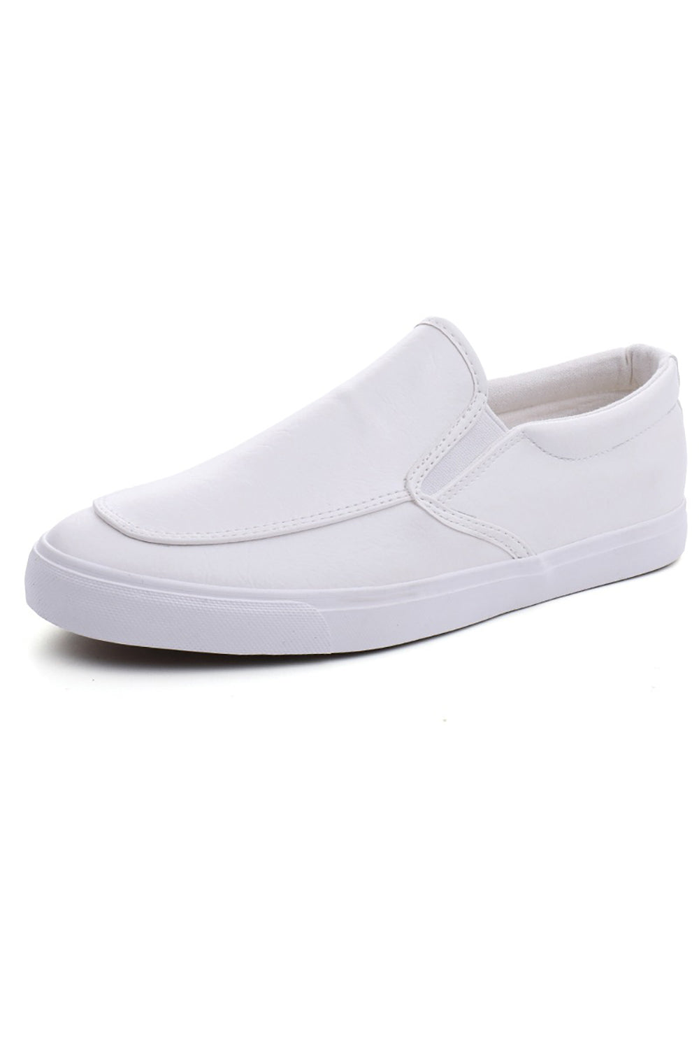 White Slip-on Light Weight Skate Shoes
