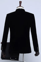 Load image into Gallery viewer, Black One-Piece Velvet Men&#39;s Tuxedo for Party
