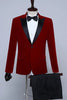 Load image into Gallery viewer, Black One-Piece Velvet Men&#39;s Tuxedo for Party
