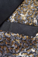 Load image into Gallery viewer, Ombre Sequins Purple Men&#39;s 2 Piece Slim Fit Notched Lapel Homecoming Suits