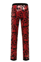 Load image into Gallery viewer, Glitter Red Sequins 2 Piece Men&#39;s Suits