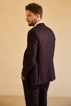 Notched Lapel Single Button Suits for Men Wedding