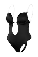 Load image into Gallery viewer, Black Cut-Out Push-Up Tummy Control Shapewear