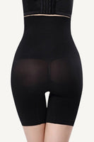 Load image into Gallery viewer, Black Thigh Tummy Waist Control Seamless Shapewear