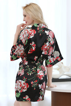 Bride Bridesmaid Floral Print Robes