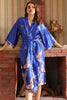Load image into Gallery viewer, Black Midi Kimono Bridal Party Robes