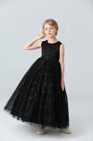 Load image into Gallery viewer, A Line Beaded White Girls&#39; Dress With Appliques