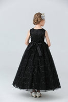 Load image into Gallery viewer, A Line Beaded White Girls&#39; Dress With Appliques