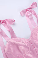 Load image into Gallery viewer, Spaghetti Straps Short Party Dress with Button