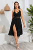 Load image into Gallery viewer, Spaghetti Straps Summer Little Black Dress