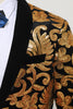 Load image into Gallery viewer, Men&#39;s Blazer Slim Fit Solid One Button Business Gold Suit Jacket