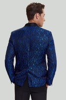 Load image into Gallery viewer, Royal Blue Shawl Lapel 2 Piece Slim fit Men&#39;s Suit