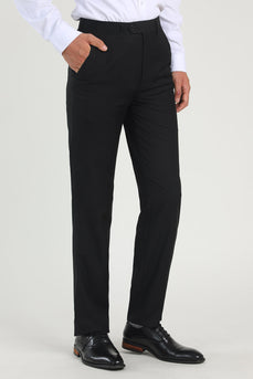 Straight Leg Navy Men's Suits Pants