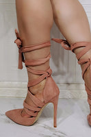 Load image into Gallery viewer, Strappy Stiletto Pointed Toe High Heels
