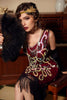 Load image into Gallery viewer, Asymmetrical V Neck 1920s Flapper Dress