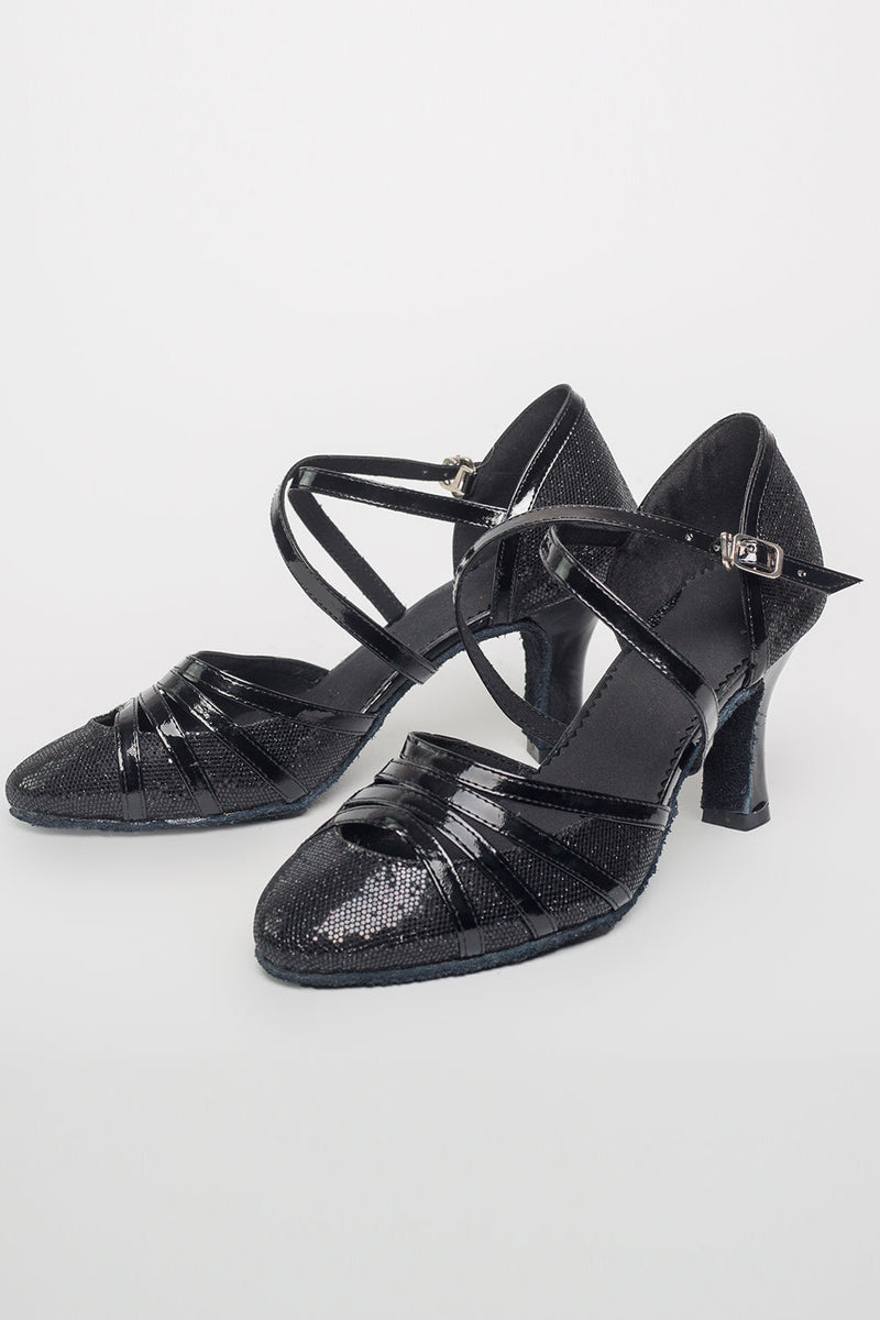 Load image into Gallery viewer, Vintage 1920s Style Dance Shoes with Sequins