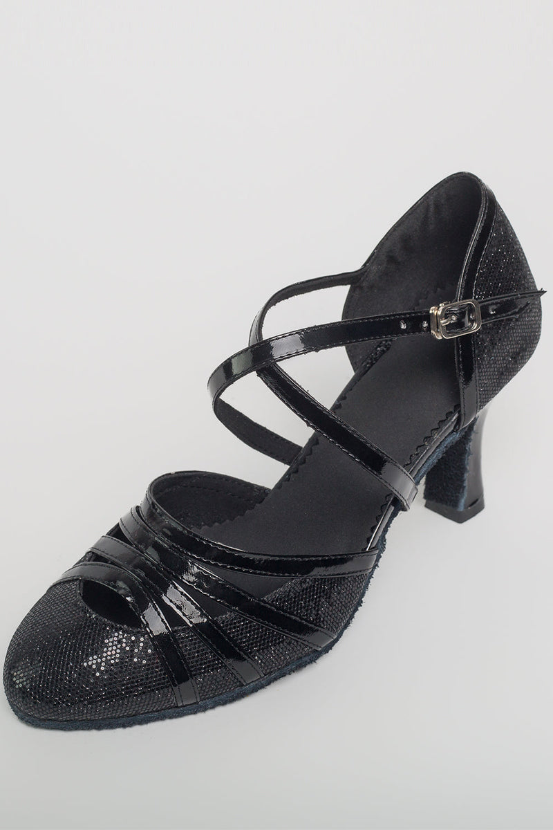 Load image into Gallery viewer, Vintage 1920s Style Dance Shoes with Sequins