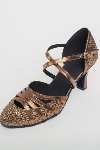 Vintage 1920s Style Dance Shoes with Sequins