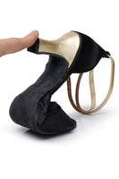 Load image into Gallery viewer, Black Silver Pointed 1920s Sandal