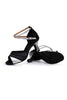Load image into Gallery viewer, Black Silver Pointed 1920s Sandal