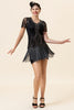 Load image into Gallery viewer, Luxurious Sequined Beaded Fringe 1920s Dress