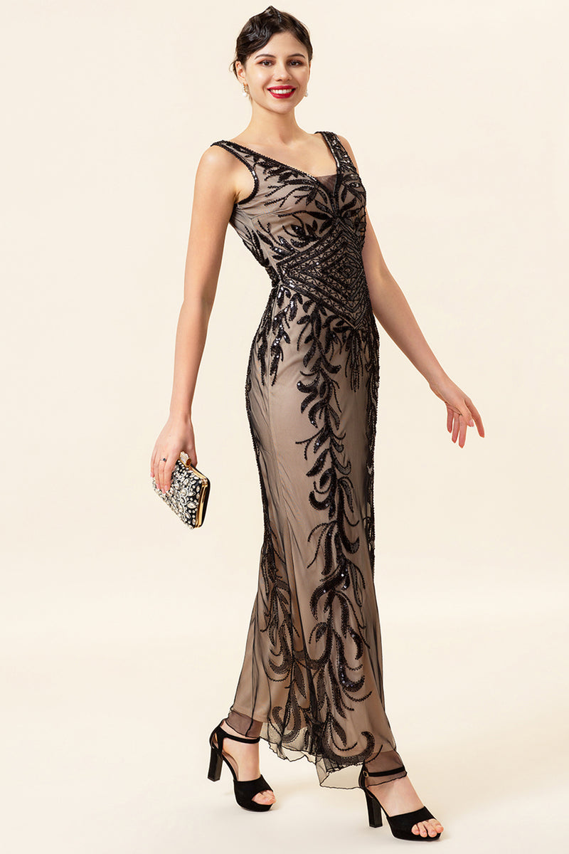 Load image into Gallery viewer, Sequins Gatsby 1920s Prom Dress