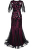 Load image into Gallery viewer, Plus Size Long 1920s Flapper Dress with Sequin