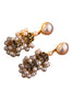 Load image into Gallery viewer, Vintage Golden Pearl French Court Style Tassel Earrings