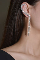 Load image into Gallery viewer, Rhinestones Tassel Long Earrings