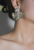 Load image into Gallery viewer, Oval Rhinestones Sparkly Floral Earrings