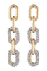 Load image into Gallery viewer, Metallic Chain Rhinestones Earrings